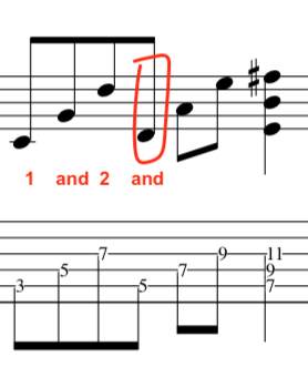 arpeggios, guitar, picking, technique, lesson, example